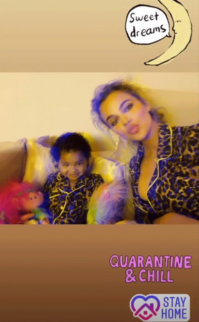 Khloe Kardashian, True Thompson, Instagram